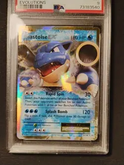 Pokemon TCG Blastoise EX XY Evolutions 2016 Holo Rare Card 21/108 PSA 9 Mint - Image 5