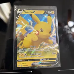 PIKACHU V SWSH061 Promo Shining Fates Ultra Rare Pokemon Card Near Mint REGULAR - Image 1