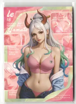 YAMATO LE LE-18 Timeless Beauty One Piece Anime Collectible Card - Image 1