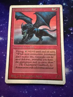 Granite Gargoyle (Unlimited) MTG Magic the Gathering Card - Damaged, See Photos - Image 1