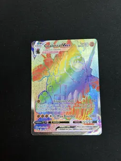 Pokemon TCG Coalossal VMAX Holo Secret Rare Card Vivid Voltage 189/185 - Image 1