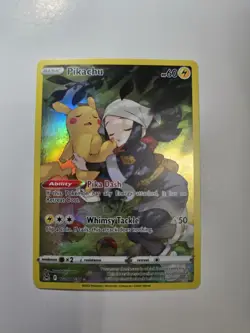 Pokemon Pikachu TG05/TG30 Lost Origin Holo Card 60 HP Basic - Image 1