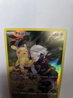 Pokemon Pikachu TG05/TG30 Lost Origin Holo Card 60 HP Basic - Image 3