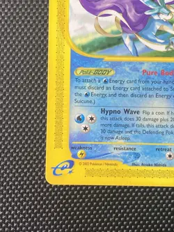 Pokemon 4Ever Stamp Suicune Black Star Promo Card 53 E-Reader LP/NM - Image 5