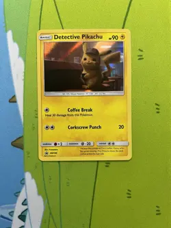 Holo Promo SM190 Detective Pikachu Pokemon TCG Pokemon 2019 Card - Image 1