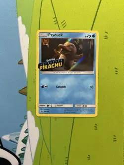 Holo Stamped Promo Psyduck SM199 Detective Pikachu Pokemon Pokemon 2019 Card - Image 1