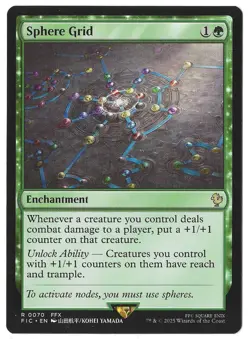 Sphere Grid 70 Commander: Final Fantasy NM MTG Magic FIC Rare - Image 1