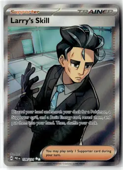 Larry's Skill ⭐ 139/131 Holo Ultra Rare Prismatic Evolutions 2025 Pokemon NM - Image 1