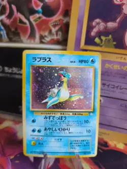 Pokemon Karte Card Lapras Mysterious Of Fossil 1997 Holo Wotc japanese VG- - Image 1
