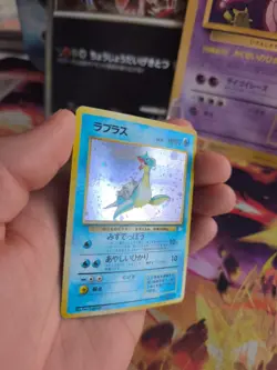 Pokemon Karte Card Lapras Mysterious Of Fossil 1997 Holo Wotc japanese VG- - Image 3