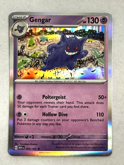 Gengar 151 Reverse Holo Rare Pokemon TCG 094/165 Scarlet & Violet NM or better - Image 1