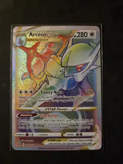 Pokemon Arceus VSTAR 176/172 Swsh09 Secret Rare Full Art Holo - Image 1