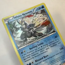 White Kyurem 21/124 Holo Rare Pokemon Fates Collide - Image 3