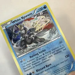 White Kyurem 21/124 Holo Rare Pokemon Fates Collide - Image 4