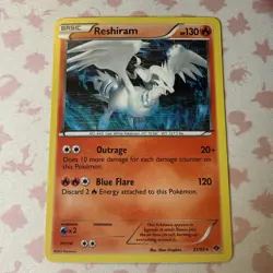 2012 Pokemon, B&W Next Destinies Deck Exc., #21/99 Reshiram, Holo Rare - Image 1