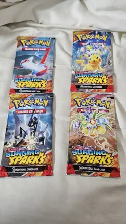 Pokemon TCG Surging Sparks Booster Pack Sealed - Image 3