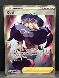 Pokemon TCG Opal 184/185 Ultra Rare Full Art Vivid Voltage - NM - Image 1