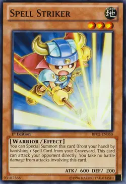 1x (P) Spell Striker - BP02-EN050 - Common - Unlimited Edition YuGiOh - Image 1