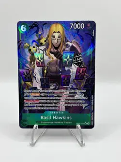 One Piece CCG Basil Hawkins OP07-029 Alt Art SR - English - NM+ - Image 1