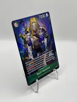 One Piece CCG Basil Hawkins OP07-029 Alt Art SR - English - NM+ - Image 2