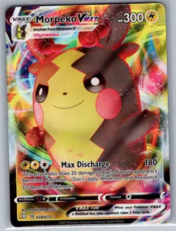 Morpeko VMAX 038/072 Shining Fates - Pokemon Card - NM - Image 1