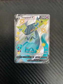 Dragapult V - SWSH096 - Pokemon Sword & Shield Promo Ultra Rare Card NM - Image 1