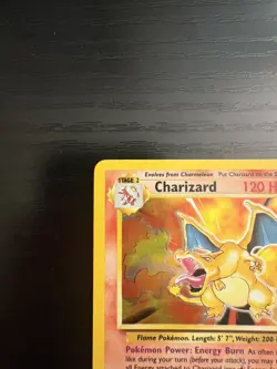 Pokemon Charizard Base Set Holo Rare 4/102 English 120 HP Card - Image 5