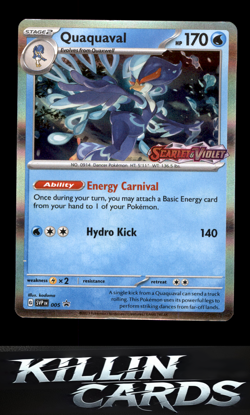 Quaquaval - 005 (Prerelease) 005 Pokemon Promo SV: Scarlet & Violet Promo Cards - Image 1