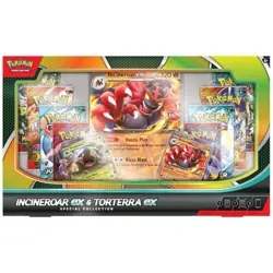 Pokemon Trading Card Game Incineroar ex and Torterra ex Special Collection Box - Image 1