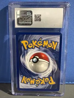 Pokemon TCG Metapod Base Set Unlimited Common Card 54/102 Vintage CGC 8 - Image 2