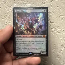 Super Shredder Teenage Mutant Ninja Turtles FOIL Magic The Gathering TCG - Image 1
