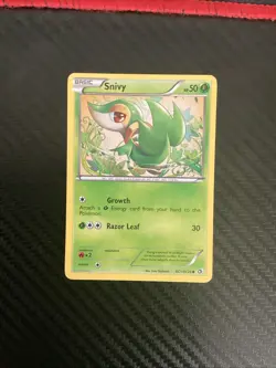 Pokemon TCG Snivy RC1/RC25 Black White Legendary Treasures Radiant Collection LP - Image 1