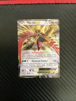 Ho-Oh EX 92/122 Holo XY BREAKpoint Pokemon Card MP - Image 1