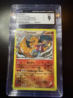Pokemon Charizard RC5/RC32 Generations: Radiant Collection Holo CGC 9 - Image 1