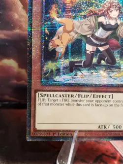 Yu-Gi-Oh! TCG Hiita The Fire Charmer (Starlight Rare) 1st Edition CH02-EN002 - Image 3