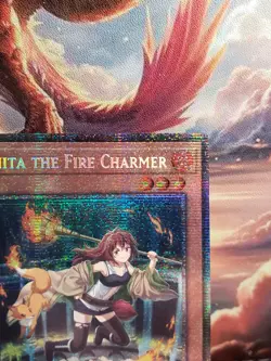 Yu-Gi-Oh! TCG Hiita The Fire Charmer (Starlight Rare) 1st Edition CH02-EN002 - Image 4
