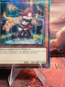 Yu-Gi-Oh! TCG Hiita The Fire Charmer (Starlight Rare) 1st Edition CH02-EN002 - Image 5