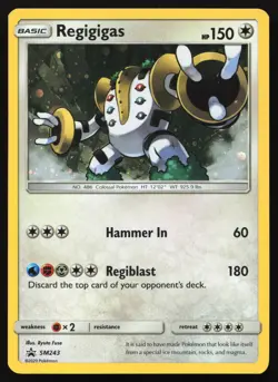 Regigigas - SM243 - Holo - SM Black Star Promos - Pokemon Card - Image 1