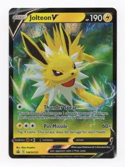 Jolteon V Promo SWSH: Sword & Shield Promo Cards SWSH151 NM - Image 3