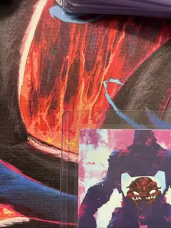 Krang, Utrom Warlord Art Card (Gold-Stamped Signature) Art Series TMNT Magic - Image 3