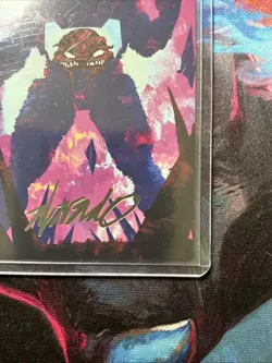Krang, Utrom Warlord Art Card (Gold-Stamped Signature) Art Series TMNT Magic - Image 5