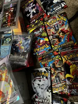 Used Pokemon Lot BIG- As Seen Cards And Box(s) Some Dents And Tears- 151 ETB - Image 5