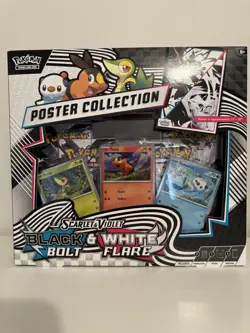 Pokemon TCG Black Bolt and White Flare Poster Collection - Image 1