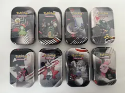 Pokemon TCG: Black Bolt & White Flare Unova Mini Tins x8 (Full Art Set)- SEALED - Image 2