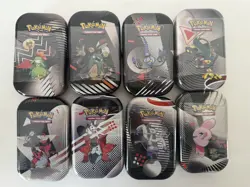 Pokemon TCG: Black Bolt & White Flare Unova Mini Tins x8 (Full Art Set)- SEALED - Image 4