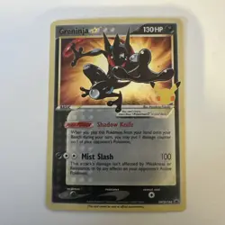 Pokemon TCG Greninja Gold Star Celebrations Promo SWSH144 - condition NM/Mint - Image 1