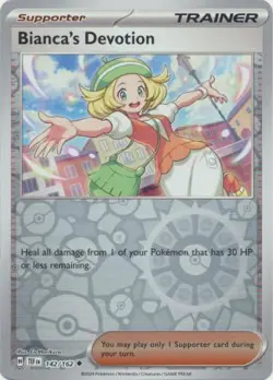 Bianca's Devotion 142/162 Reverse Holo | Temporal Forces | Pokemon Card - Image 1