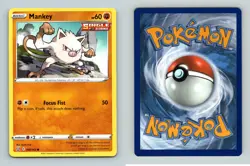 Mankey #66/163 - SWSH Battle Styles Common Pokemon 2021 TCG Card - Image 1