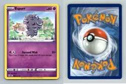 Espurr #60/163 - SWSH Battle Styles Common Pokemon 2021 TCG Card - Image 1