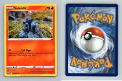 Salandit #027/163 - SWSH Battle Styles Common Pokemon 2021 TCG Card - Image 1